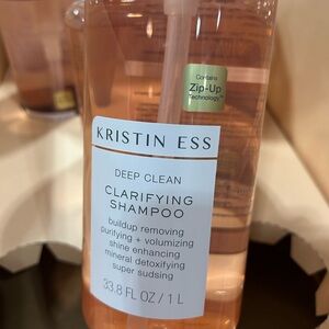 Kristin Ess Deep Clean Clarifying Shampoo - 33.8oz/1L family value size ! New